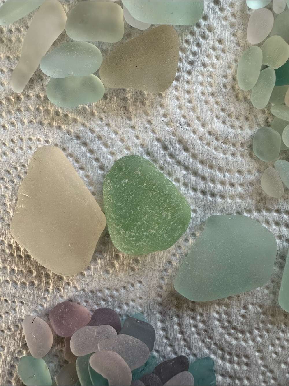Assorted Seaglass Genuine Pieces Blue Green Purple X-Small Large Jewelry Decor - Picture 4 of 7